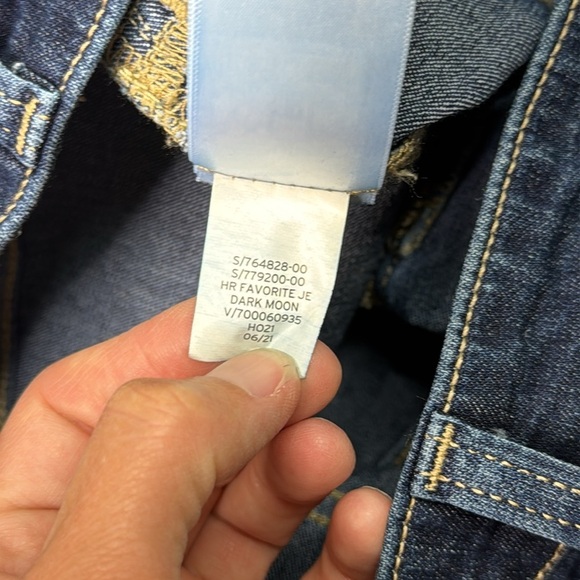 Gap Denim High Rise Favorite Jegging Dark Moon Wash Jeans Size 6/28 - Picture 11 of 11